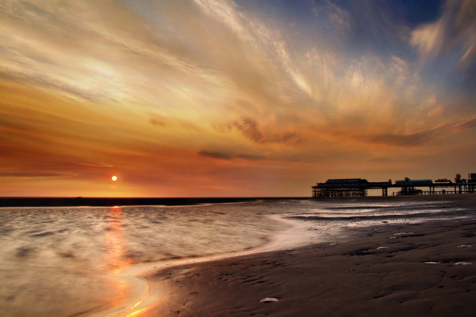 Blackpool beach (take 2) :) strighten up