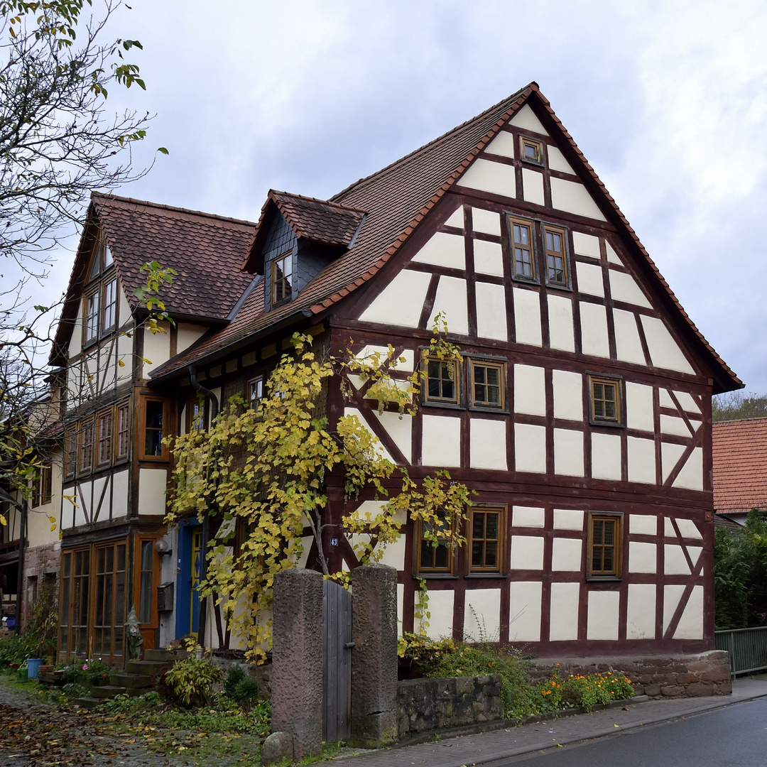 Blähhaus mit Eingang