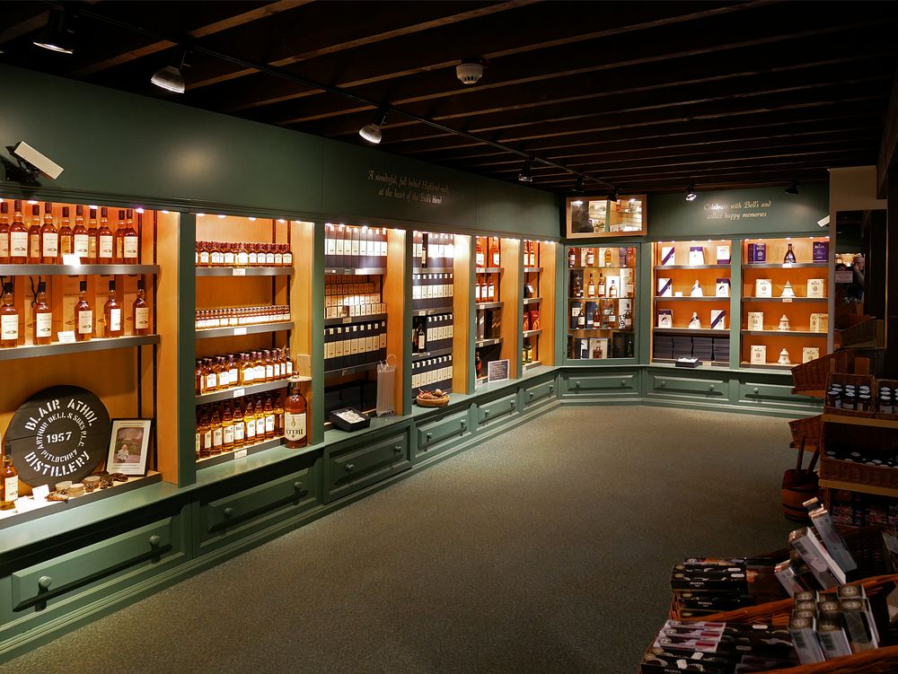 Blair Athol Distillery Showroom