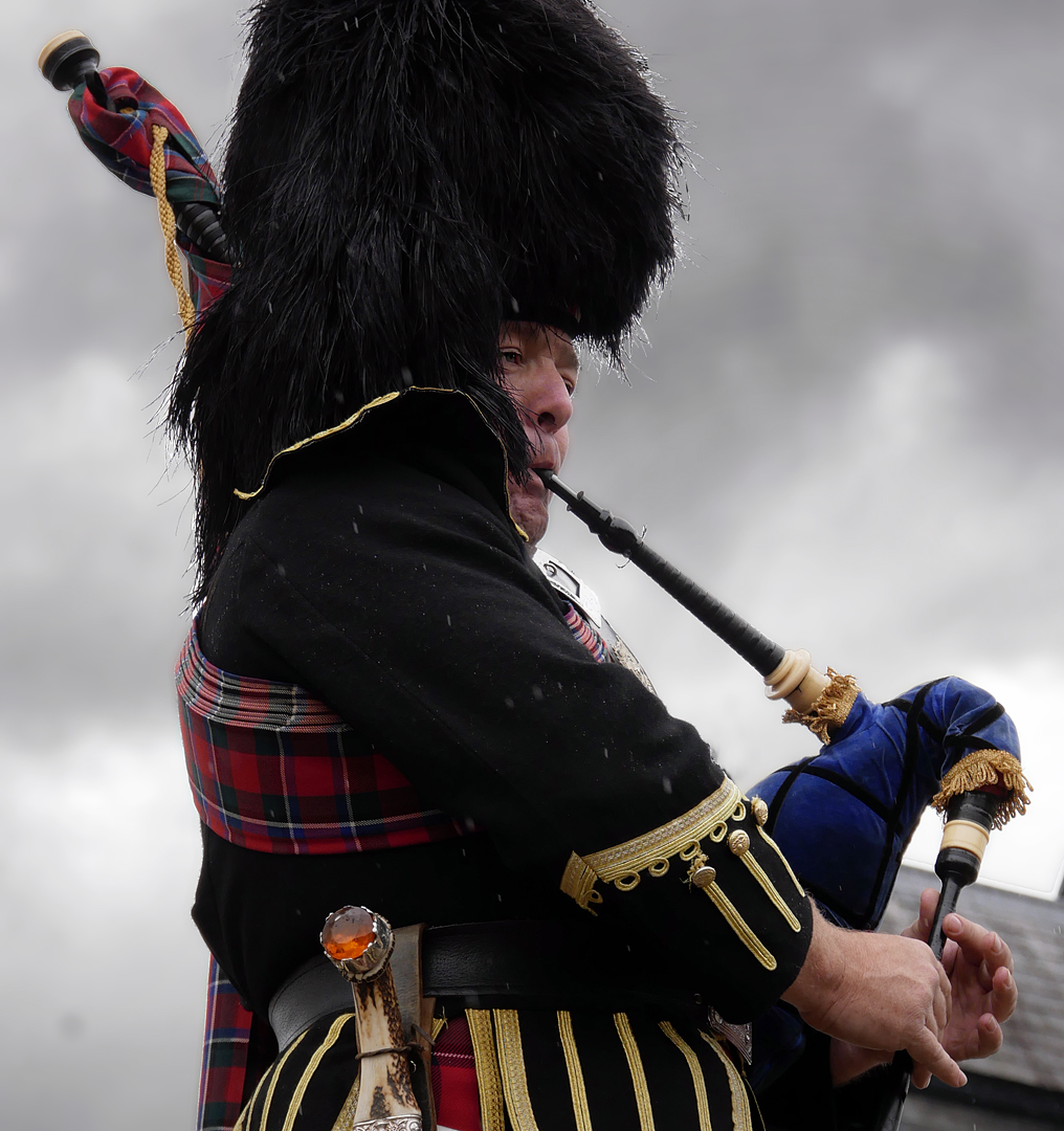 Blair Castle Atholl Highlander Dudelsackspieler II