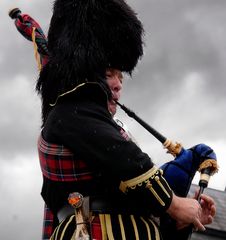 Blair Castle Atholl Highlander Dudelsackspieler II