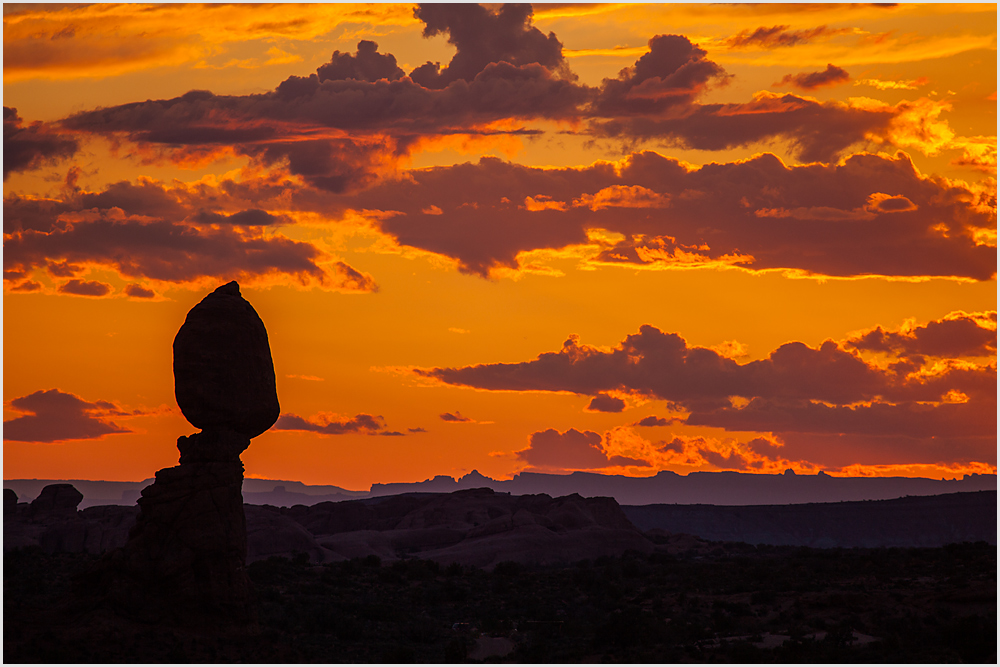 Blanced Rock @ Sunset