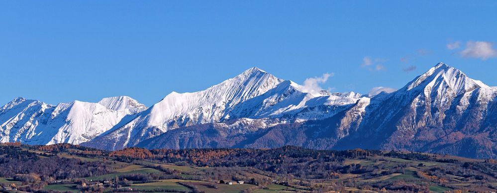 Blancs sommets du Champsaur ( Hautes-Alpes )