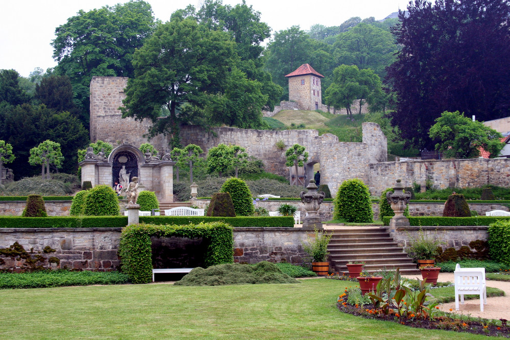 Blankenburg barocke Schlossgärten Foto & Bild