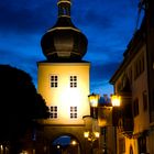 Blankenburger Tor in Saalfeld bei Nacht