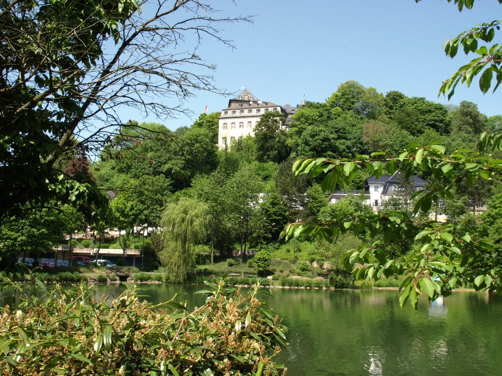 Blankenheim-Ahr 2 - Weiher mit Burgblick