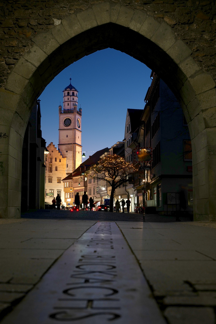 Blaserturm bei Nacht