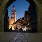 Blaserturm bei Nacht