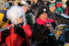 Blaskapelle +16Fotos K21 Fasching Rosenmontag 2015