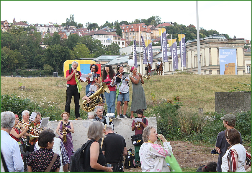 Blaskapelle spielt K21 Stuttgart Park 13.Aug12 Ü1400K