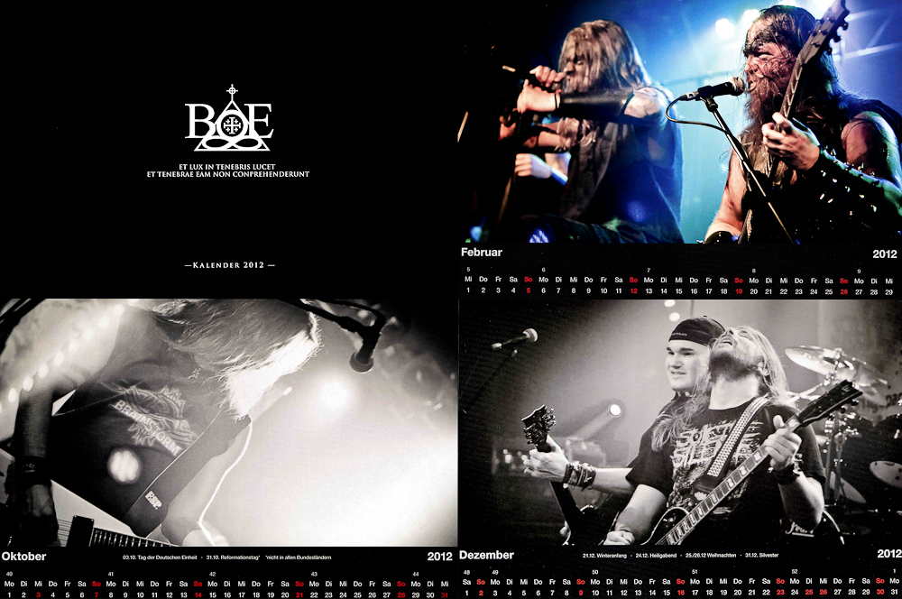 Blast of Eternity Kalender 2012