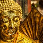 Blattgold auf Buddha