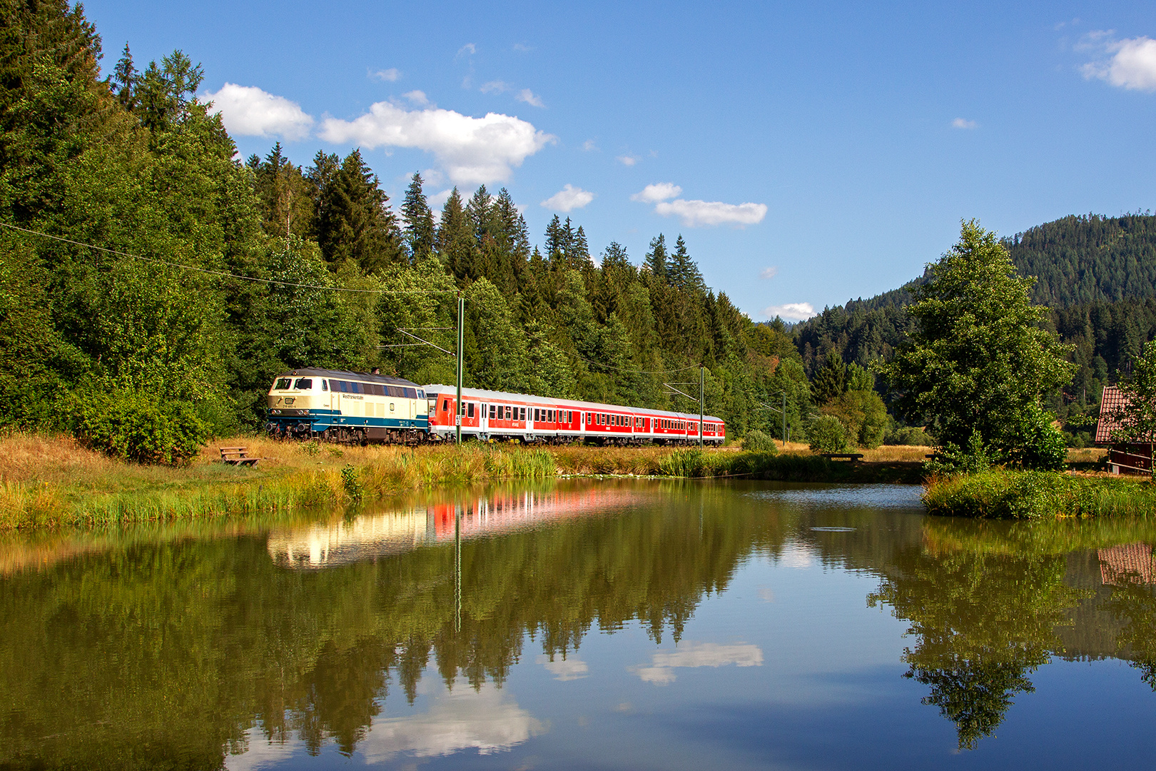 Blau-Beige im Schwarzwald 