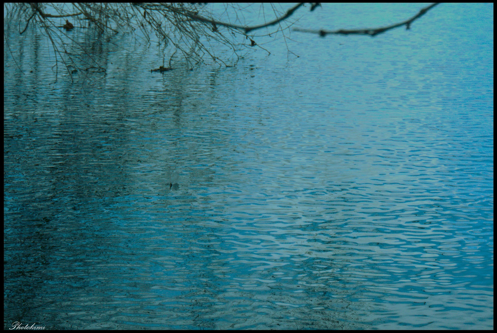 Blau des Wassers