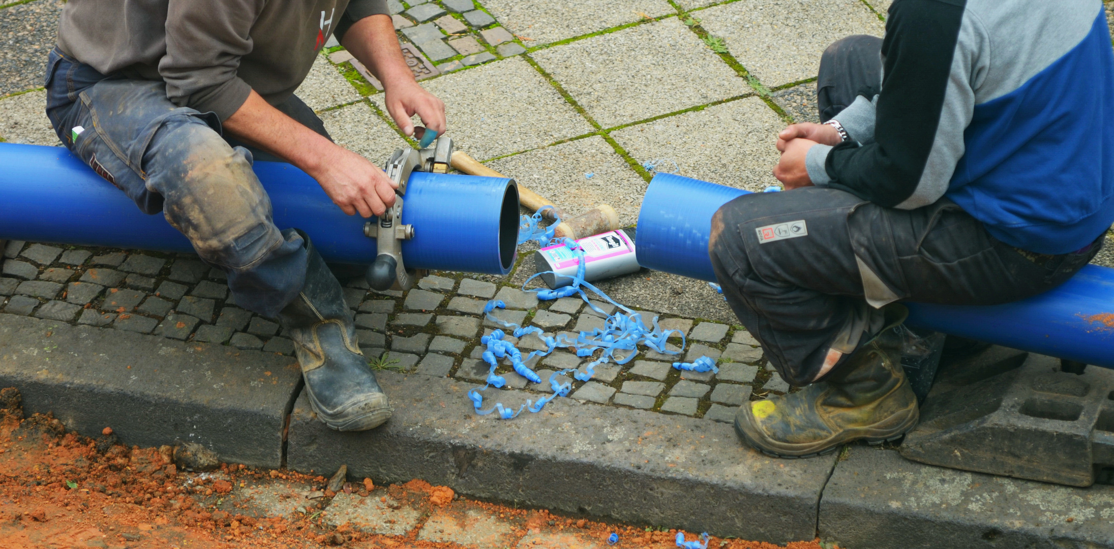 blau für Wasser