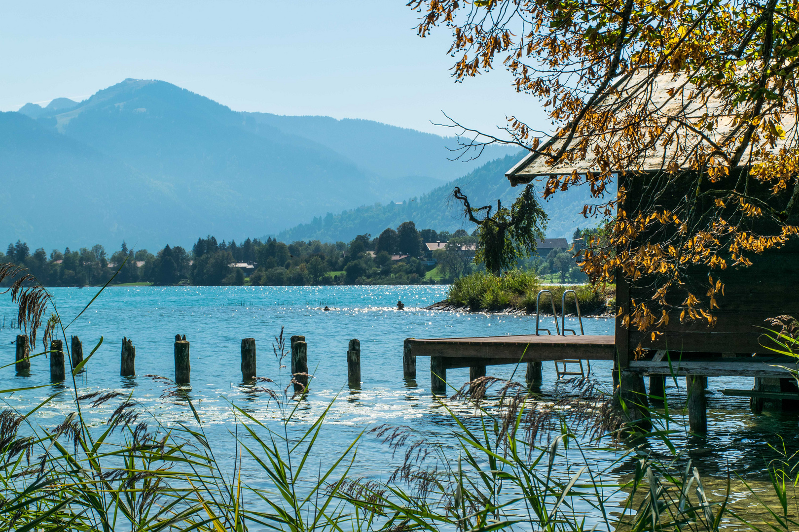 blau grüßt der Tegernsee