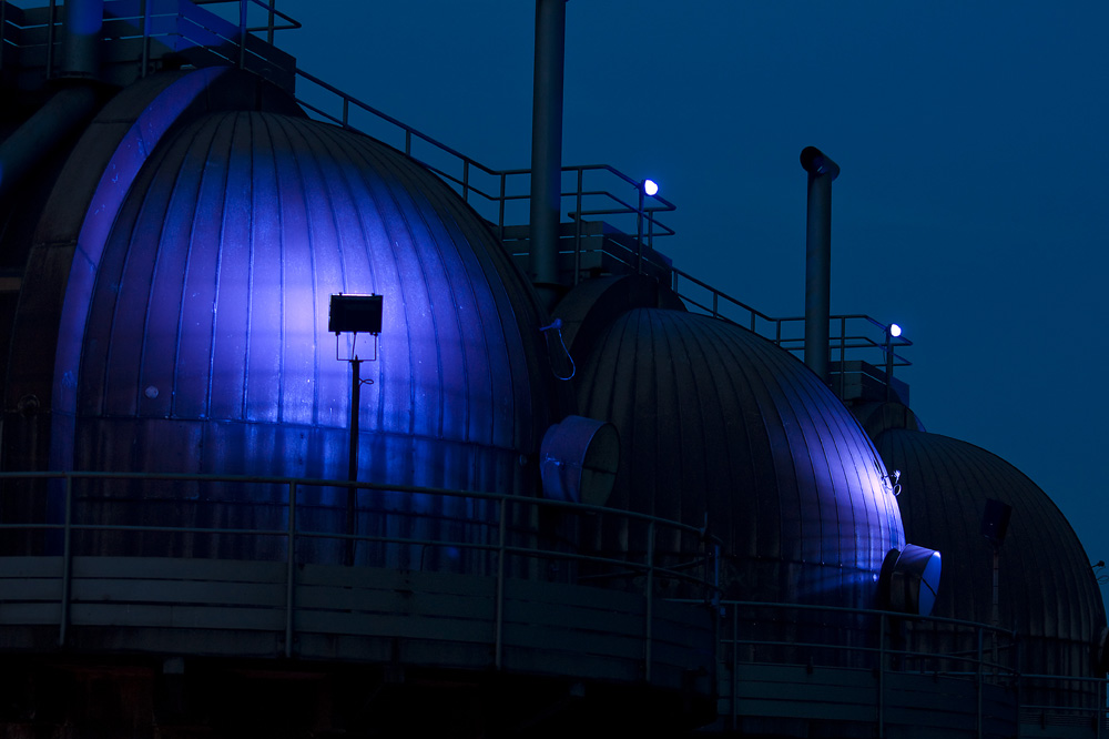 Blau (im Landschaftspark Duisburg Nord)