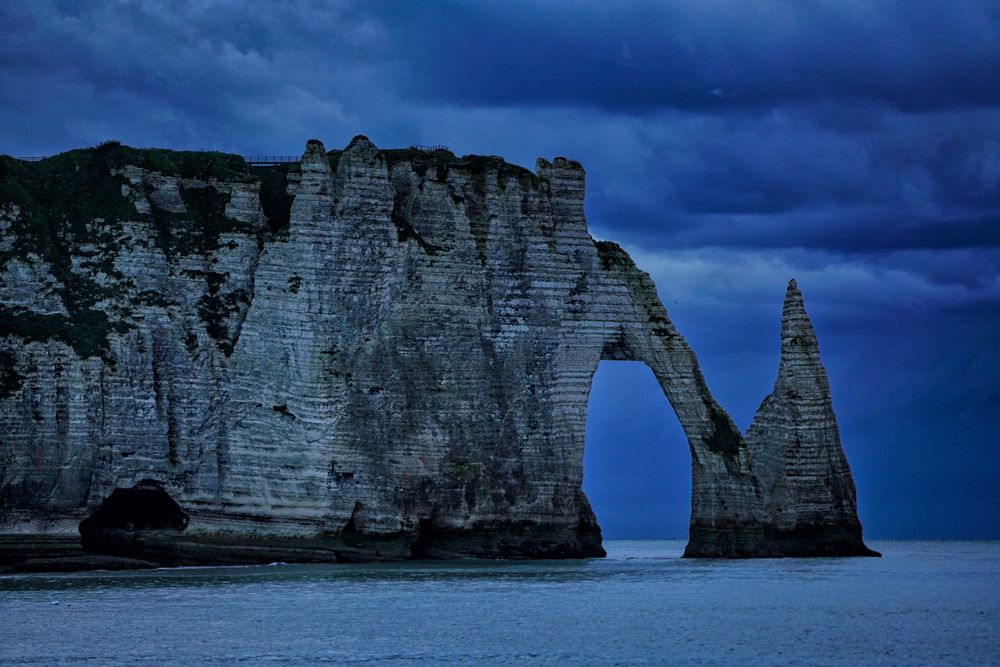 Blau in Blau in Etretat