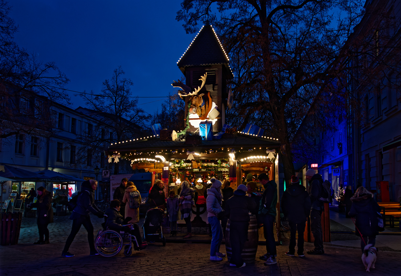 Blau in Potsdam