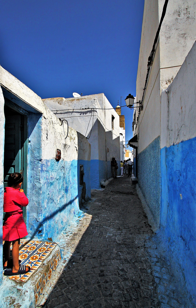 Blau in Rabat