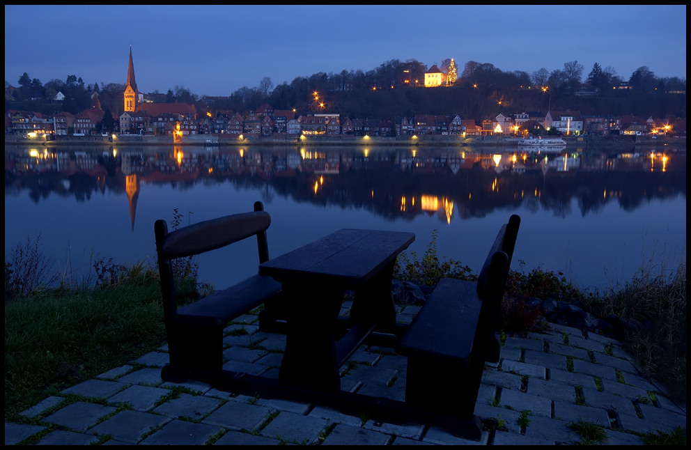 "Blau machen" an der Elbe