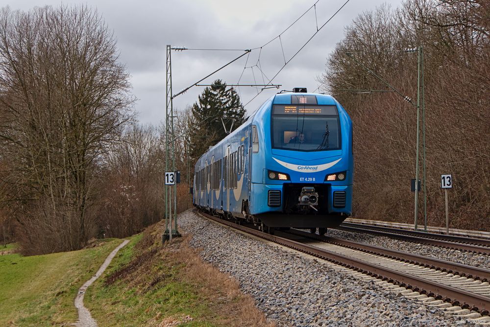 Blau nach München