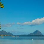 Blau oben und Blau unten