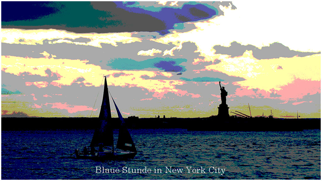 Blau Stunde in New York City