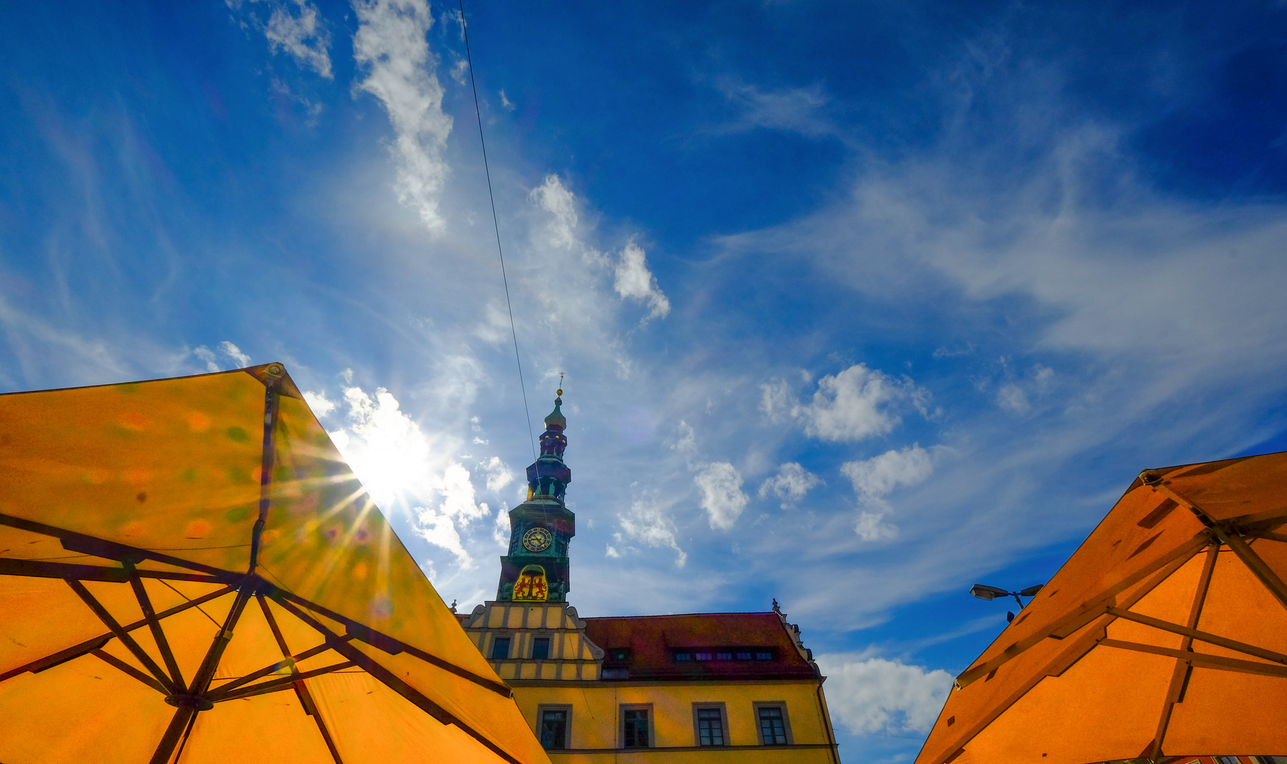 Blau trifft Orange in Pirna