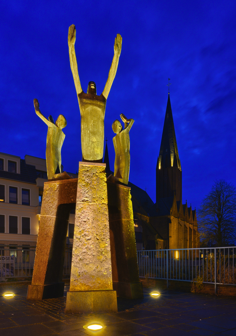 "blau und gelb"...plötzlich passen die Farben erschreckend zum Motiv 