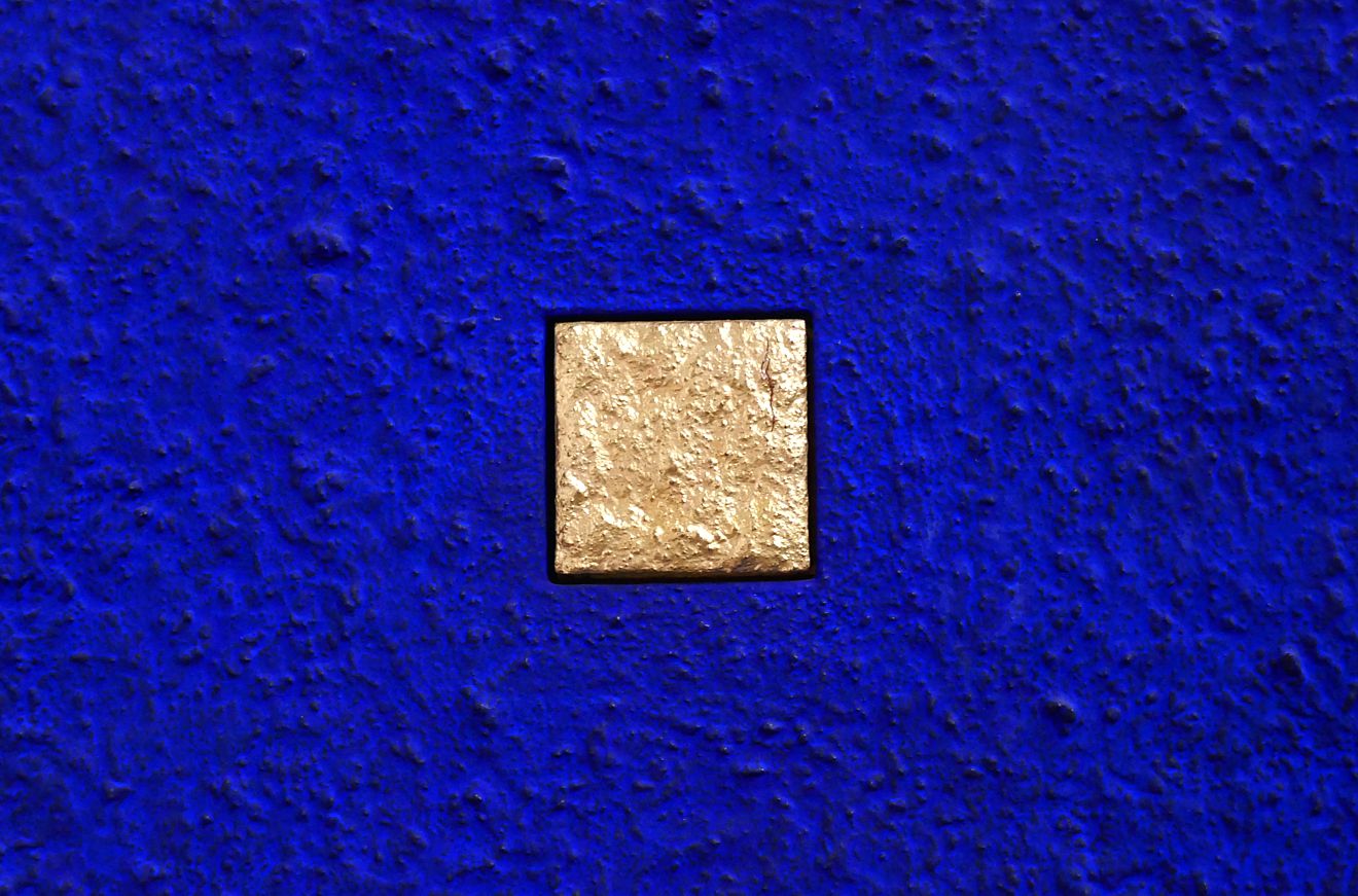 Blau und Gold