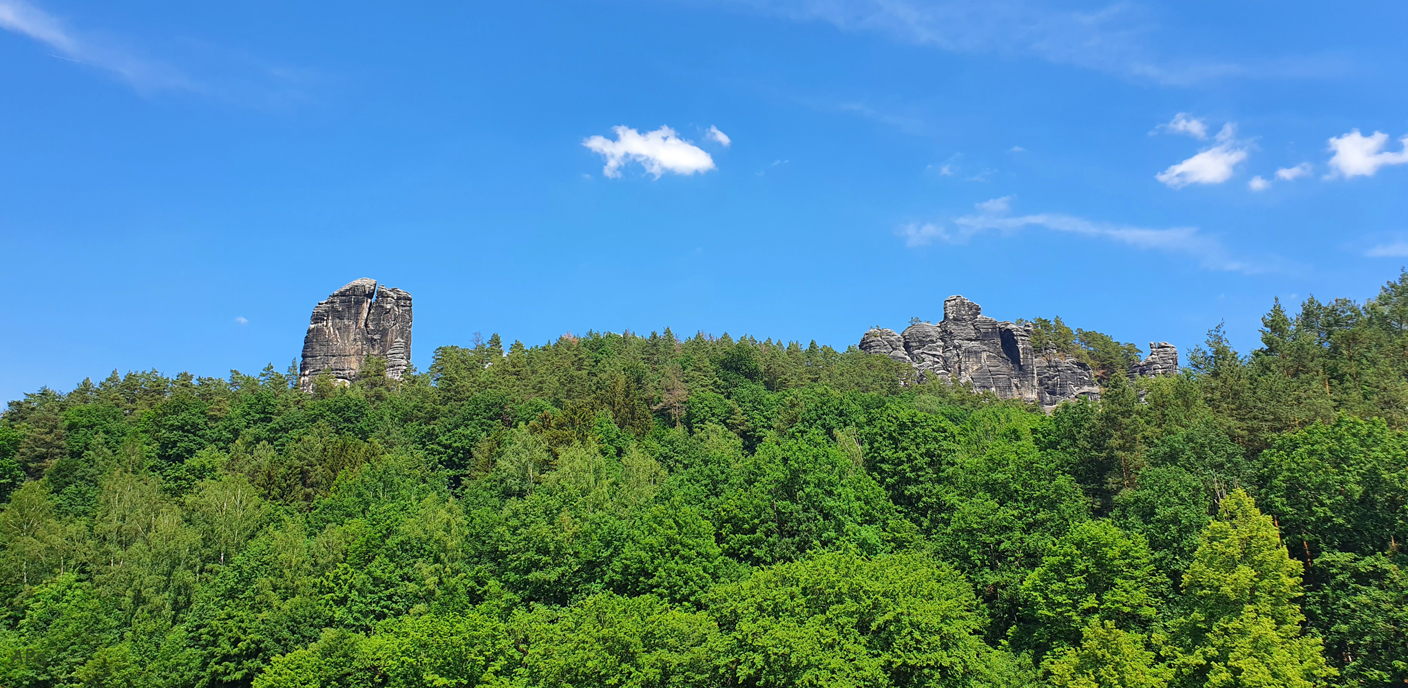 Blau und Grün...