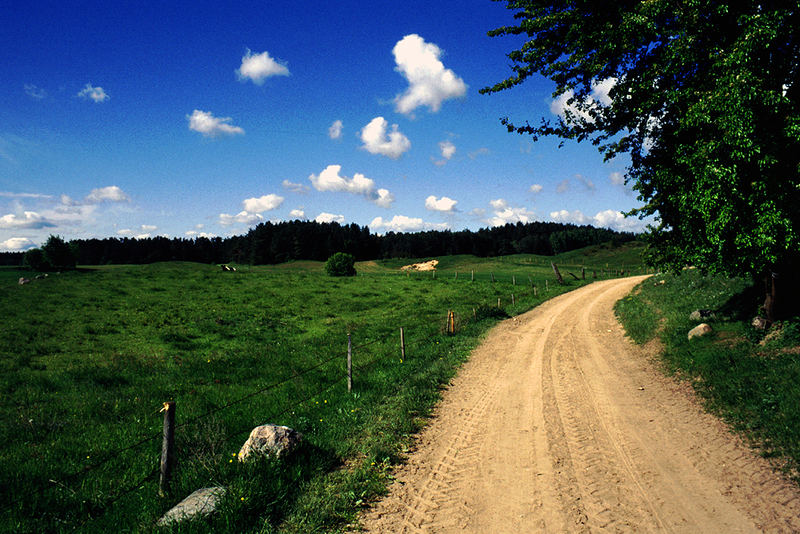 blau und grün in Masuren