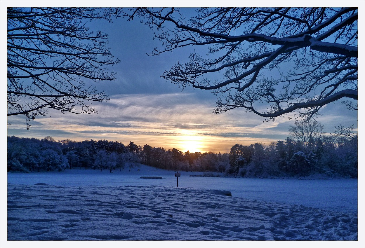 Blau und Orange