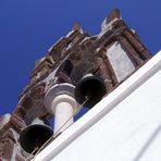 blau und weiss auf santorini