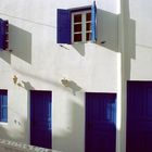 Blau und Weiss in Mykonos