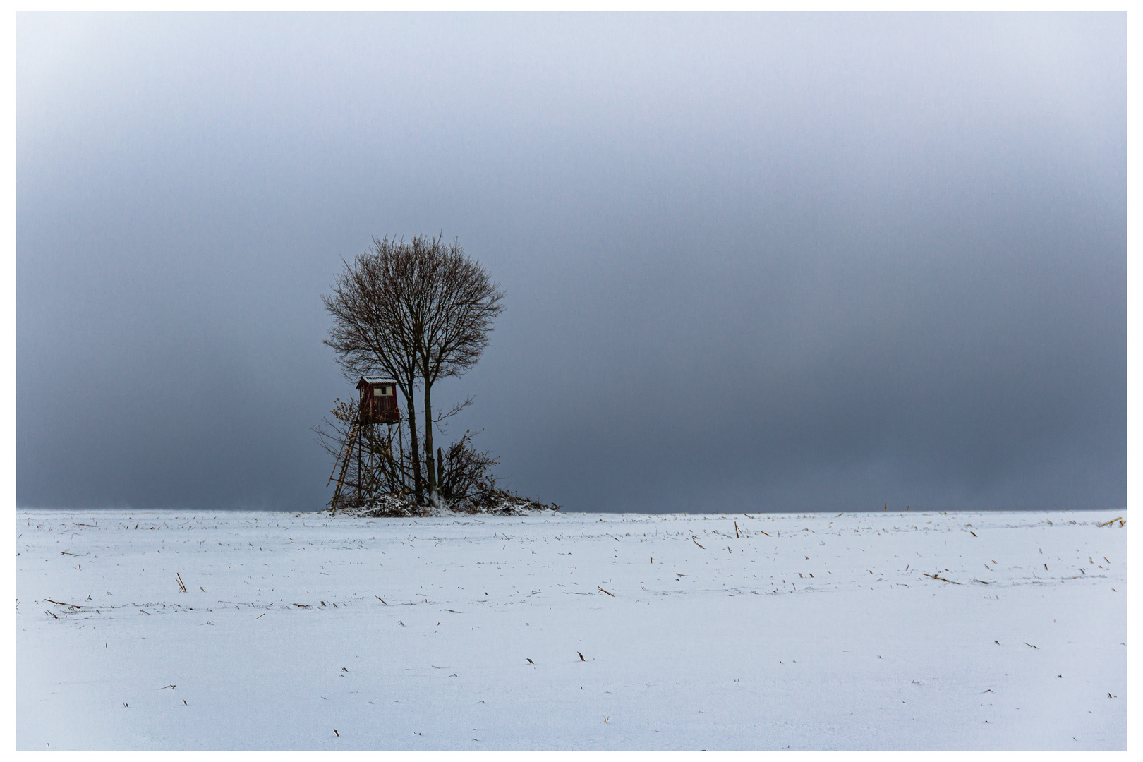 Blau-weiß