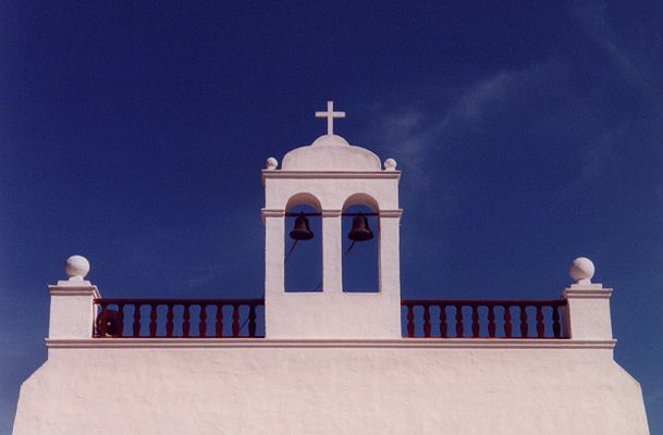 Blau-Weiss-Kontrast aus Lanzarote ...