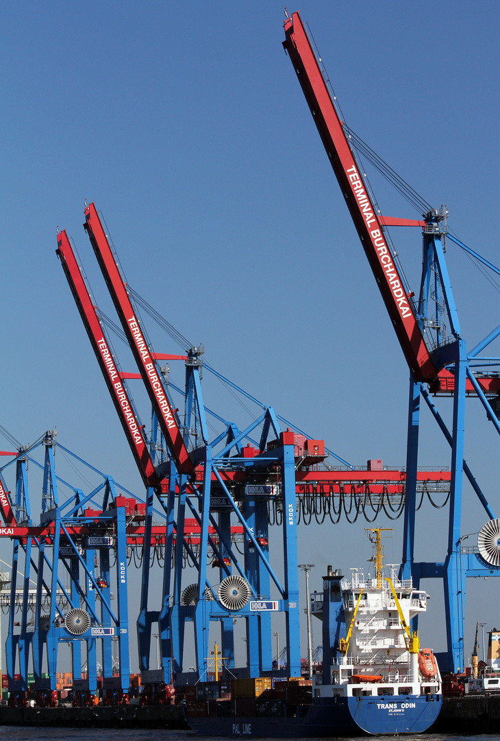 Blau-Weiss-Rot, Hafen Hamburg