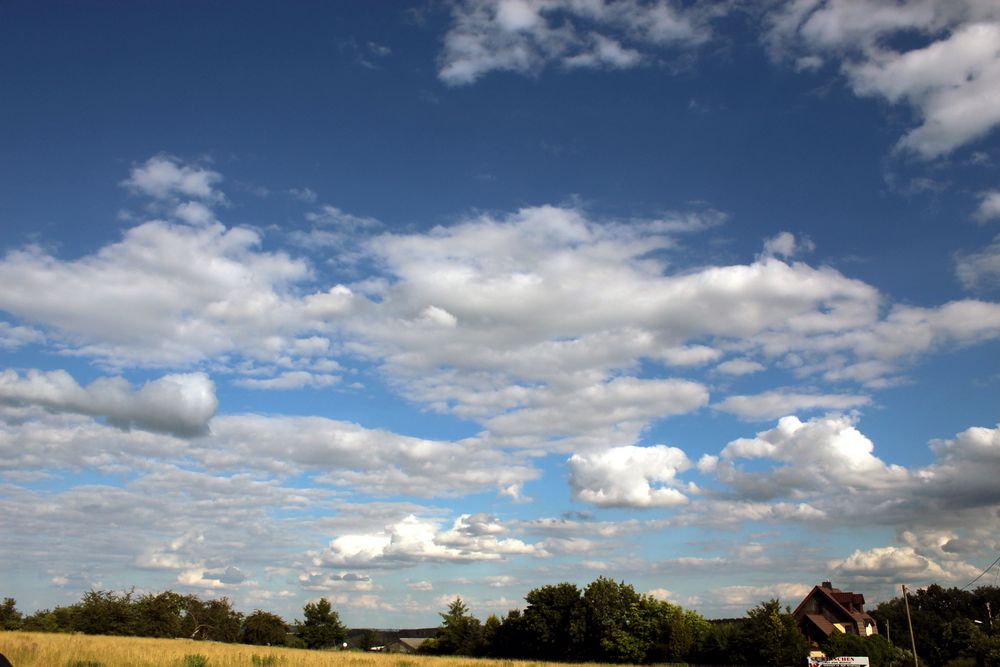 blau weisser Himmel