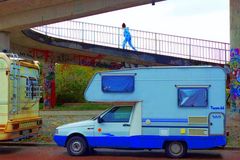 Blau wendeln