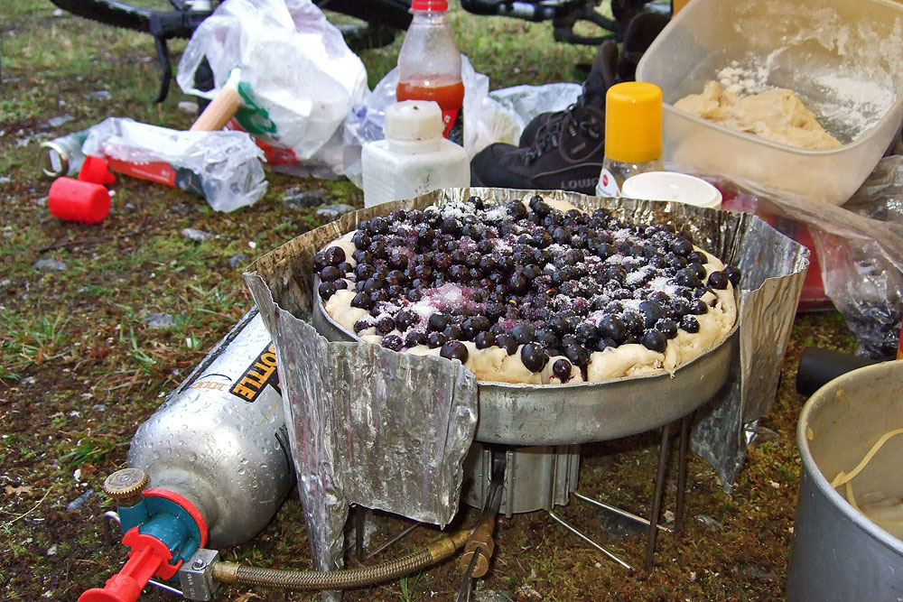 Blaubeerkuchen