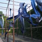 Blaudruck im Wind