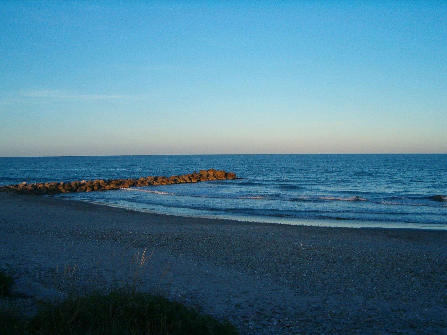 Blaue Abendstunde am Mittelmeer