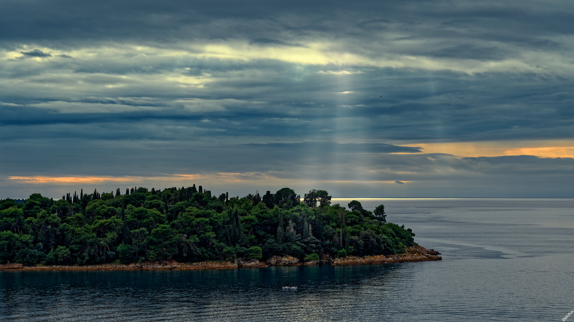 Blaue Adria bei Rovinj