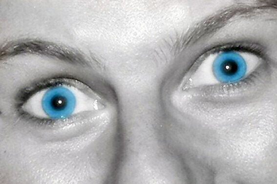 Blaue Augen