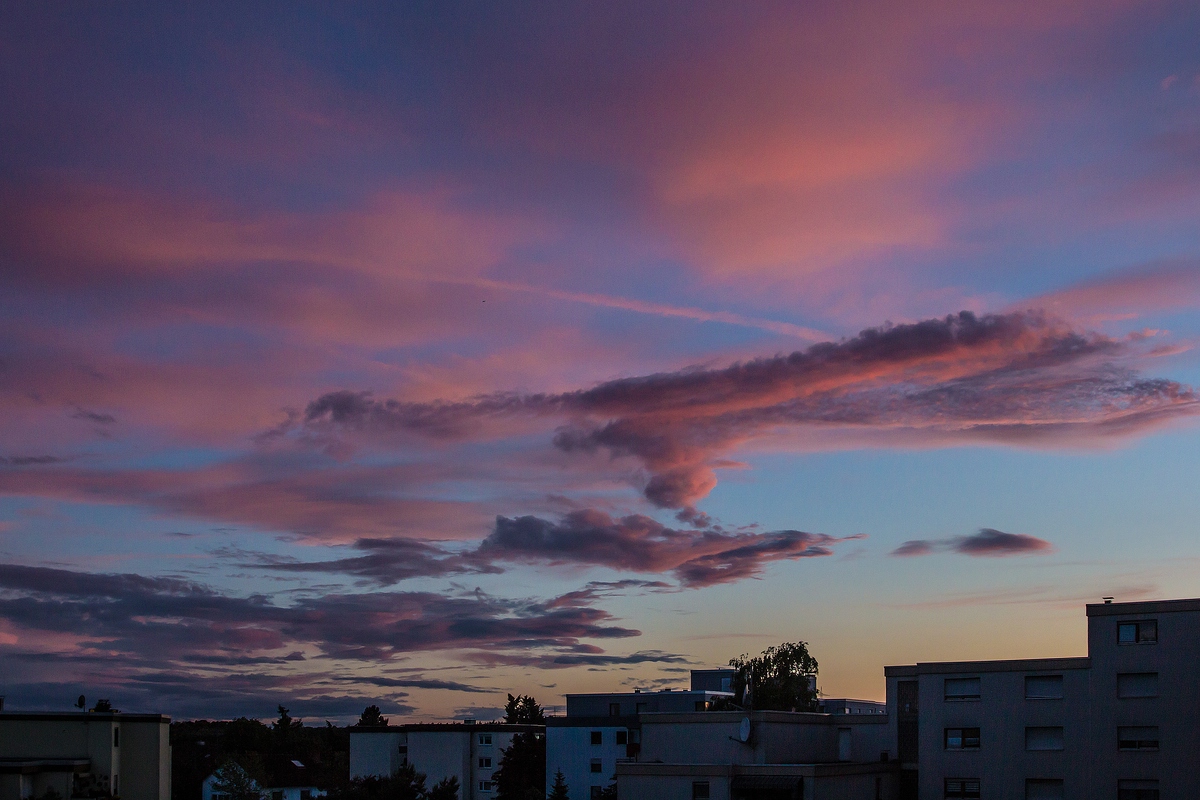 blaue Balkonstunde