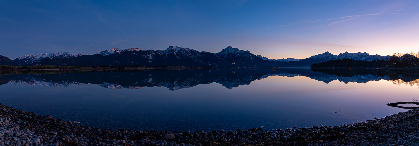 Blaue Berg Stunde