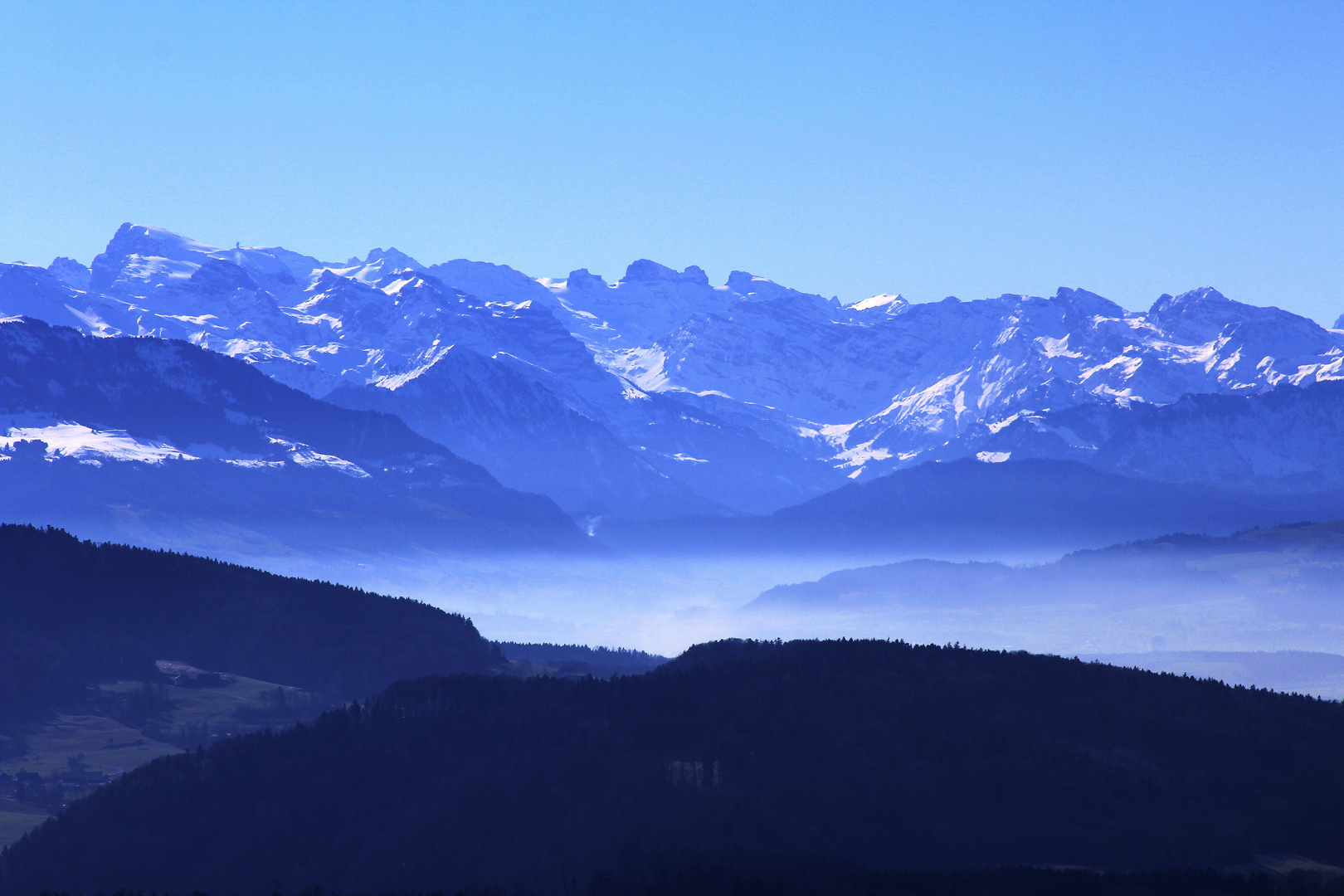 Blaue Berge