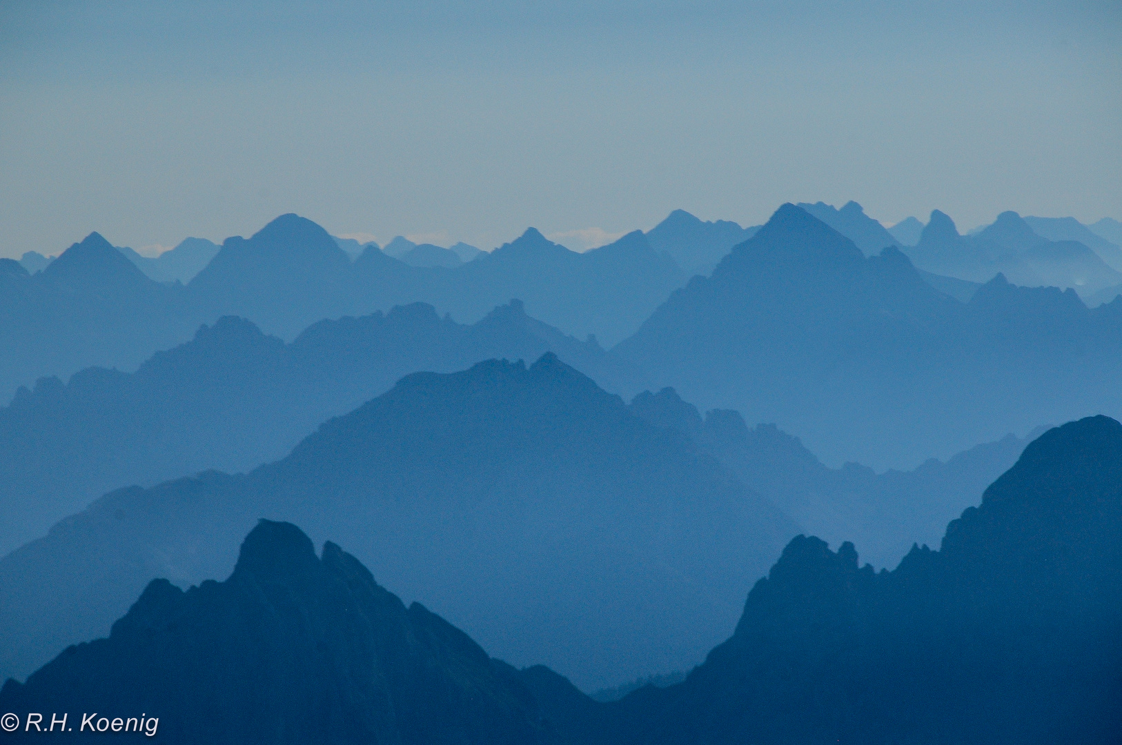 Blaue Berge